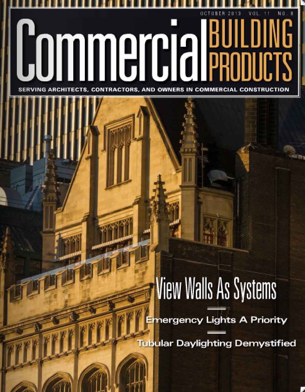 Commercial Building Products Magazine, October issue