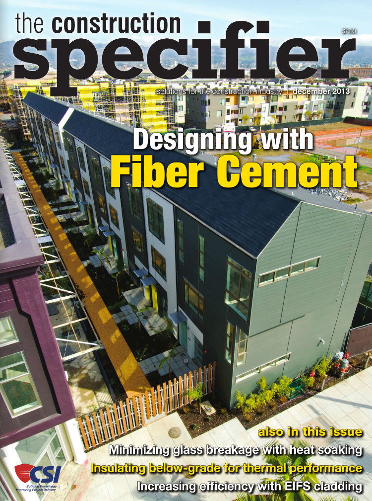 The Construction Specifier, December 2013